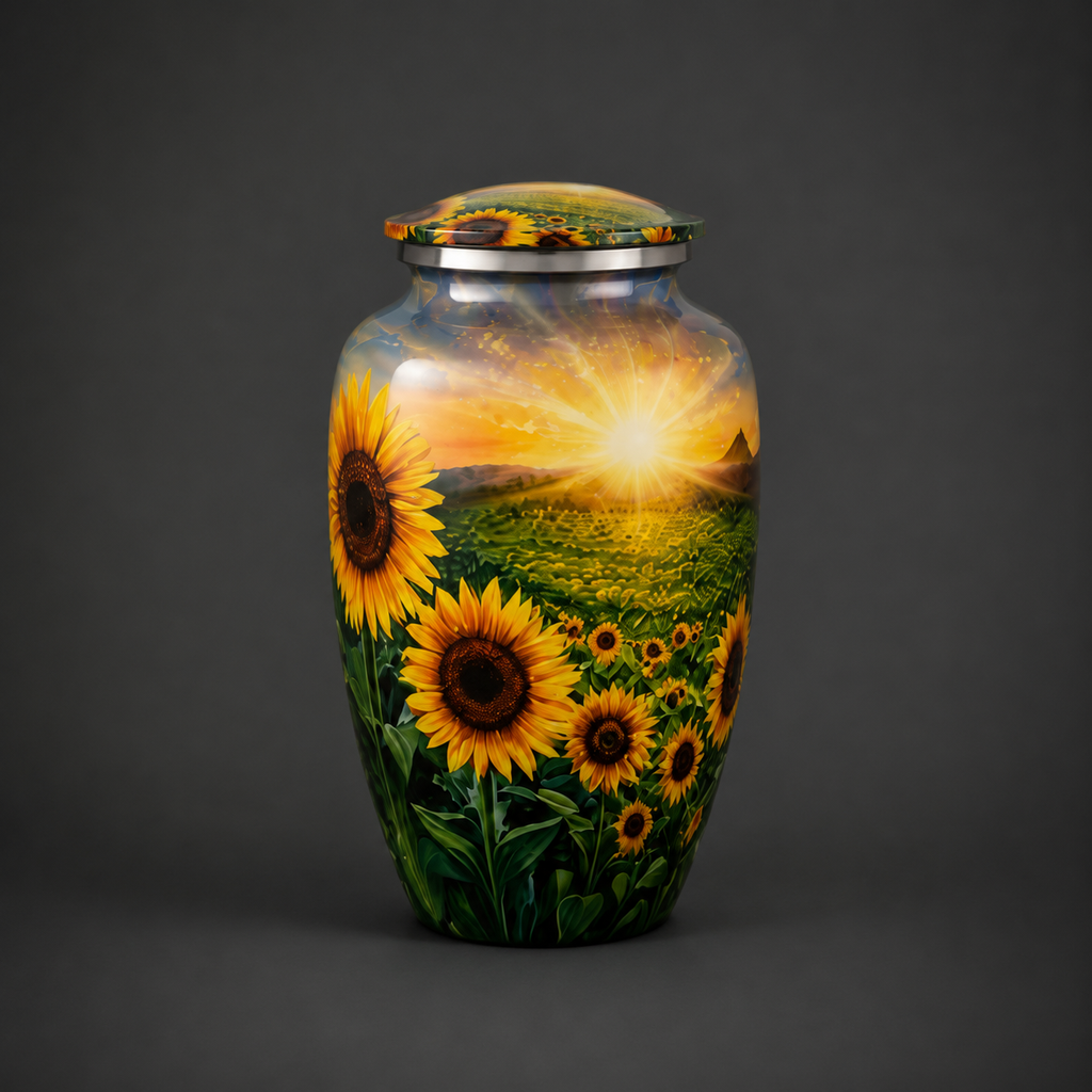 Urne „Sonnenblumen“