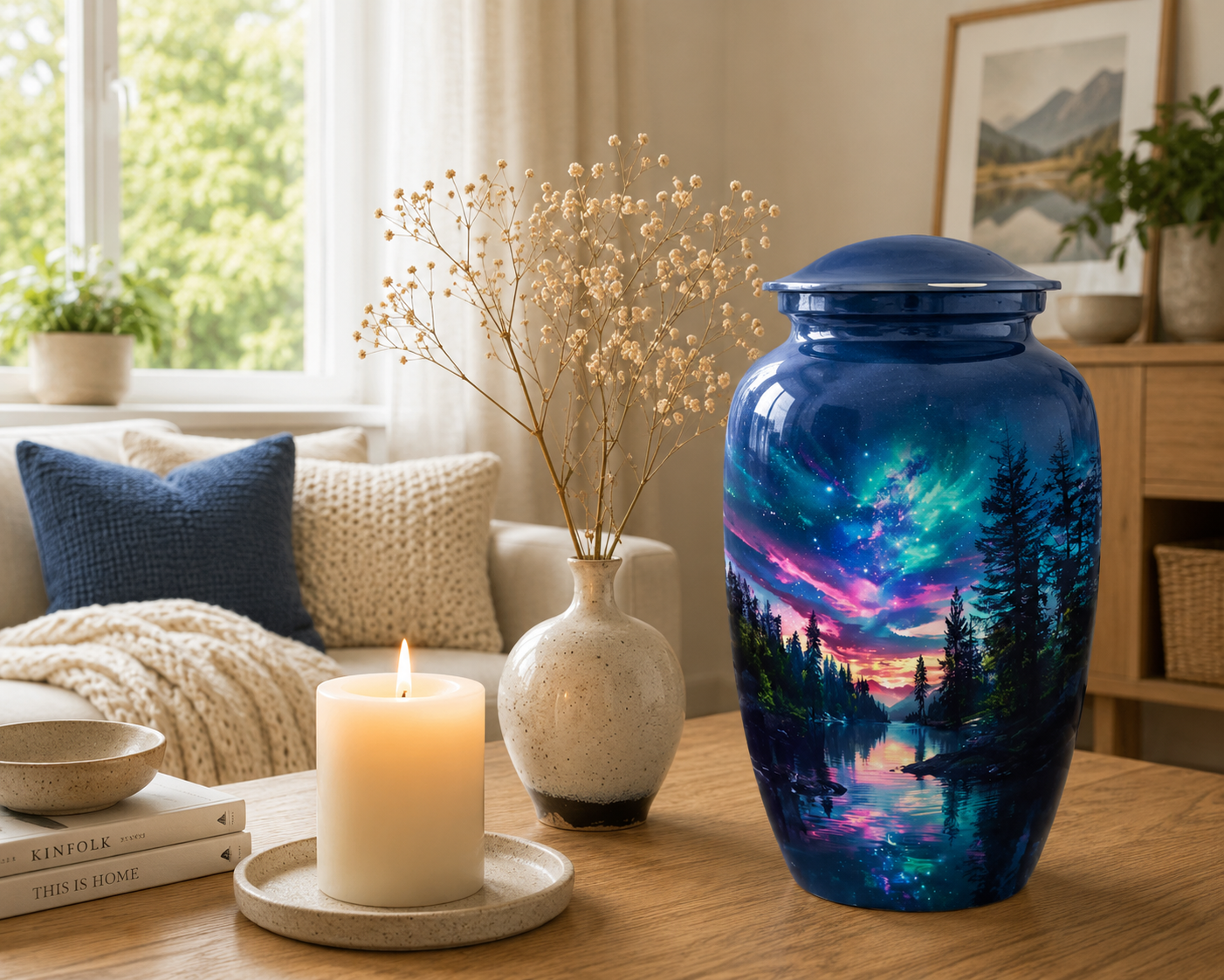 Urn 'blue woods'