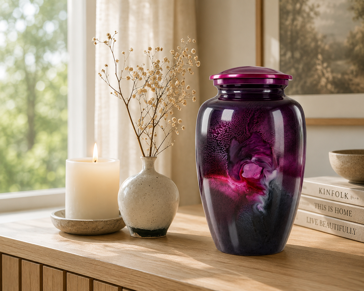 Urn 'Purple flood'