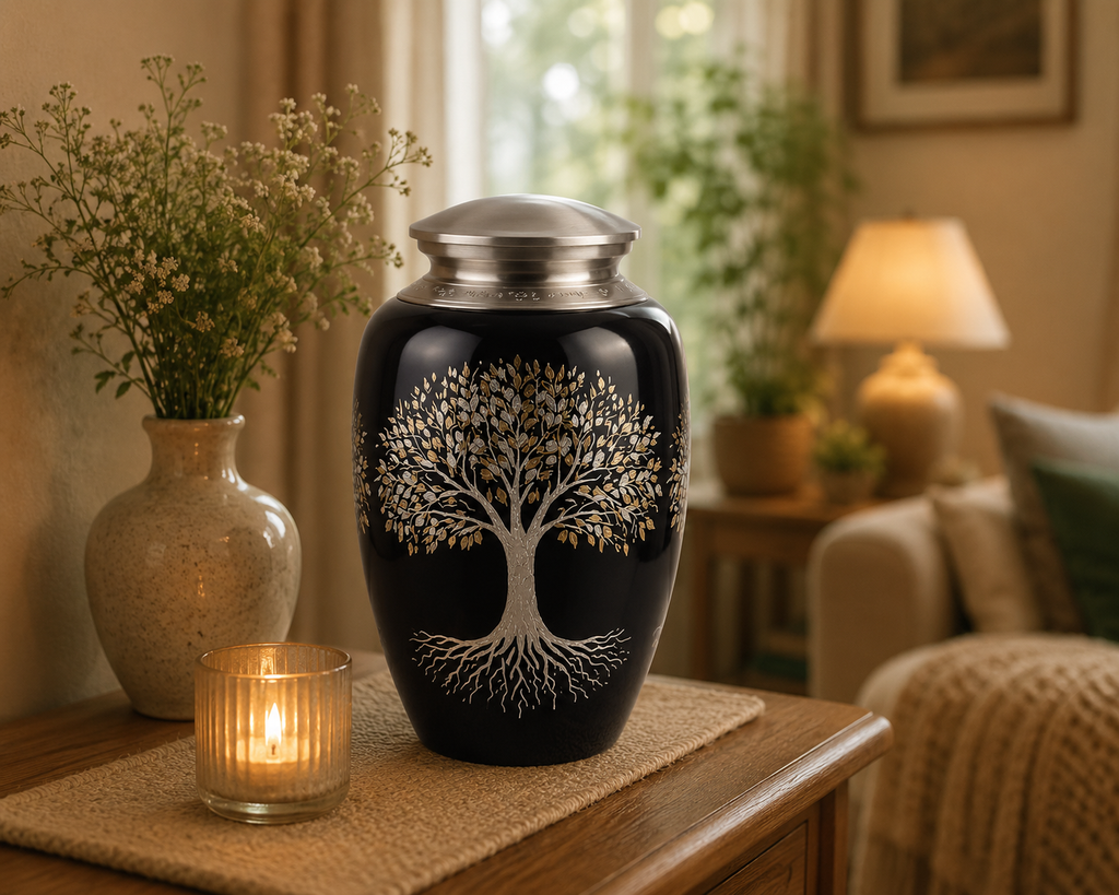 Urn 'Silver Tree'
