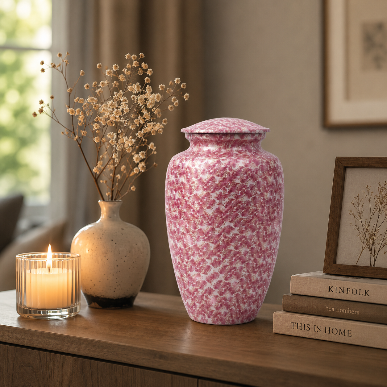 Urn 'Pink Nature'