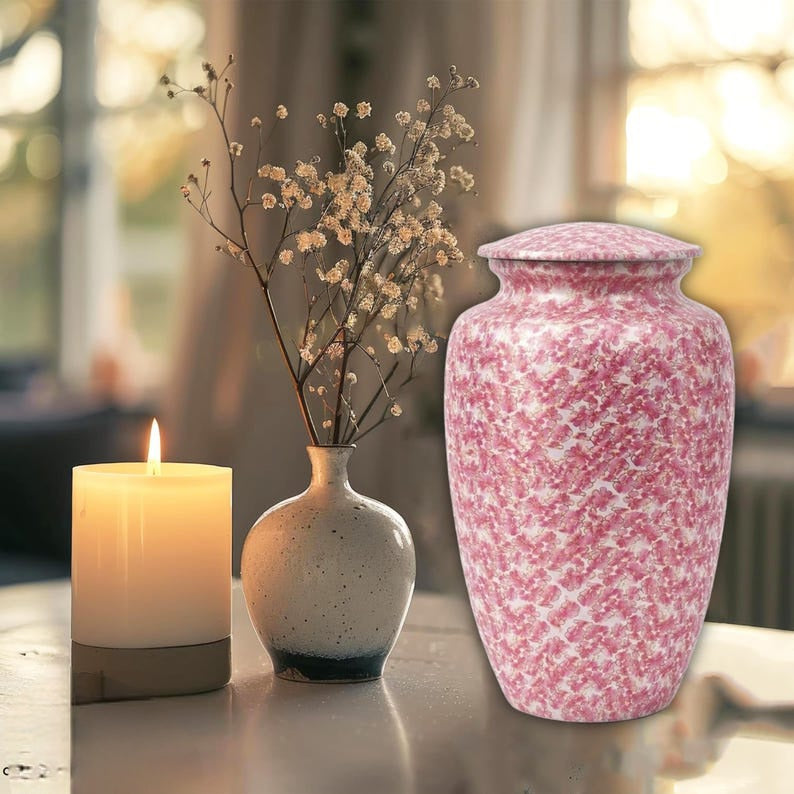 Urn 'Pink Nature'