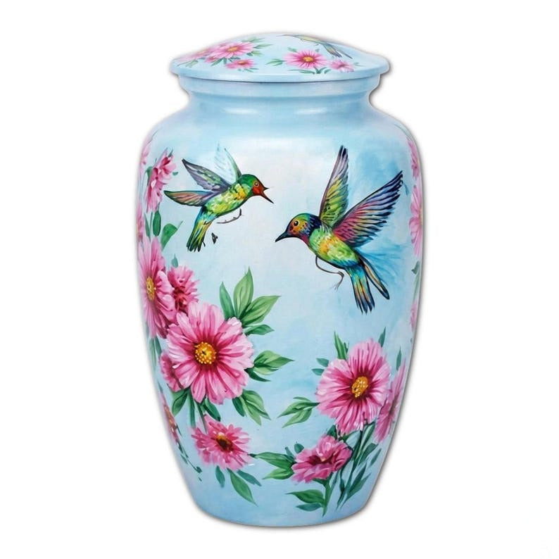 Urn 'Flower Birds'