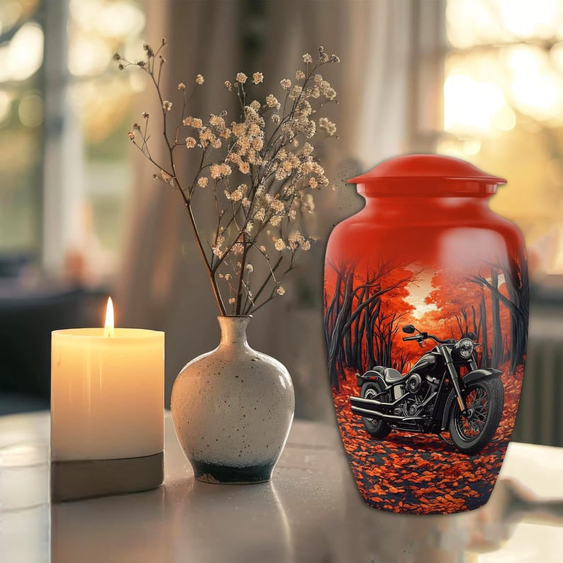 Urn 'biker'
