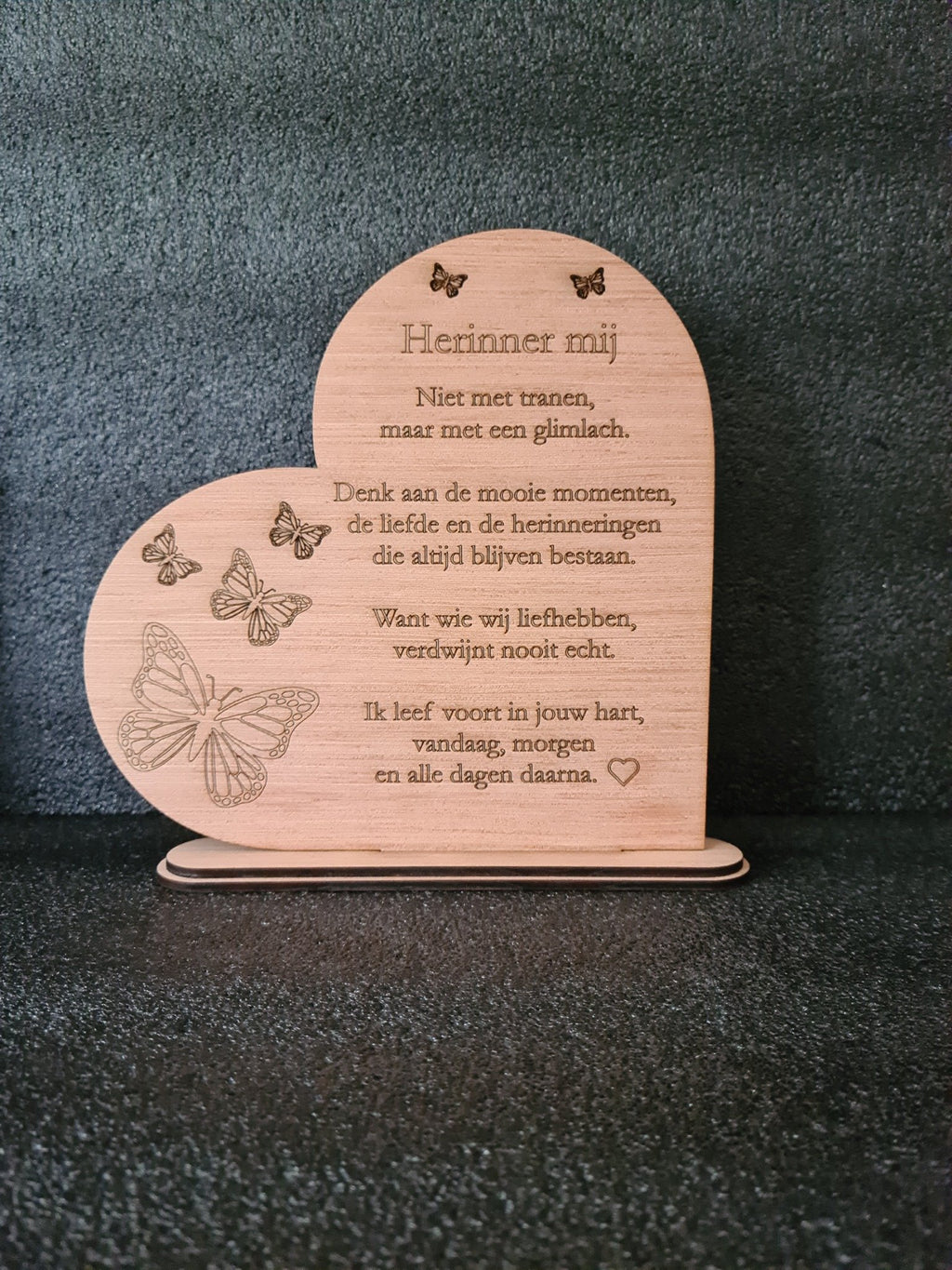 Herinneringsbord - Herinner mij