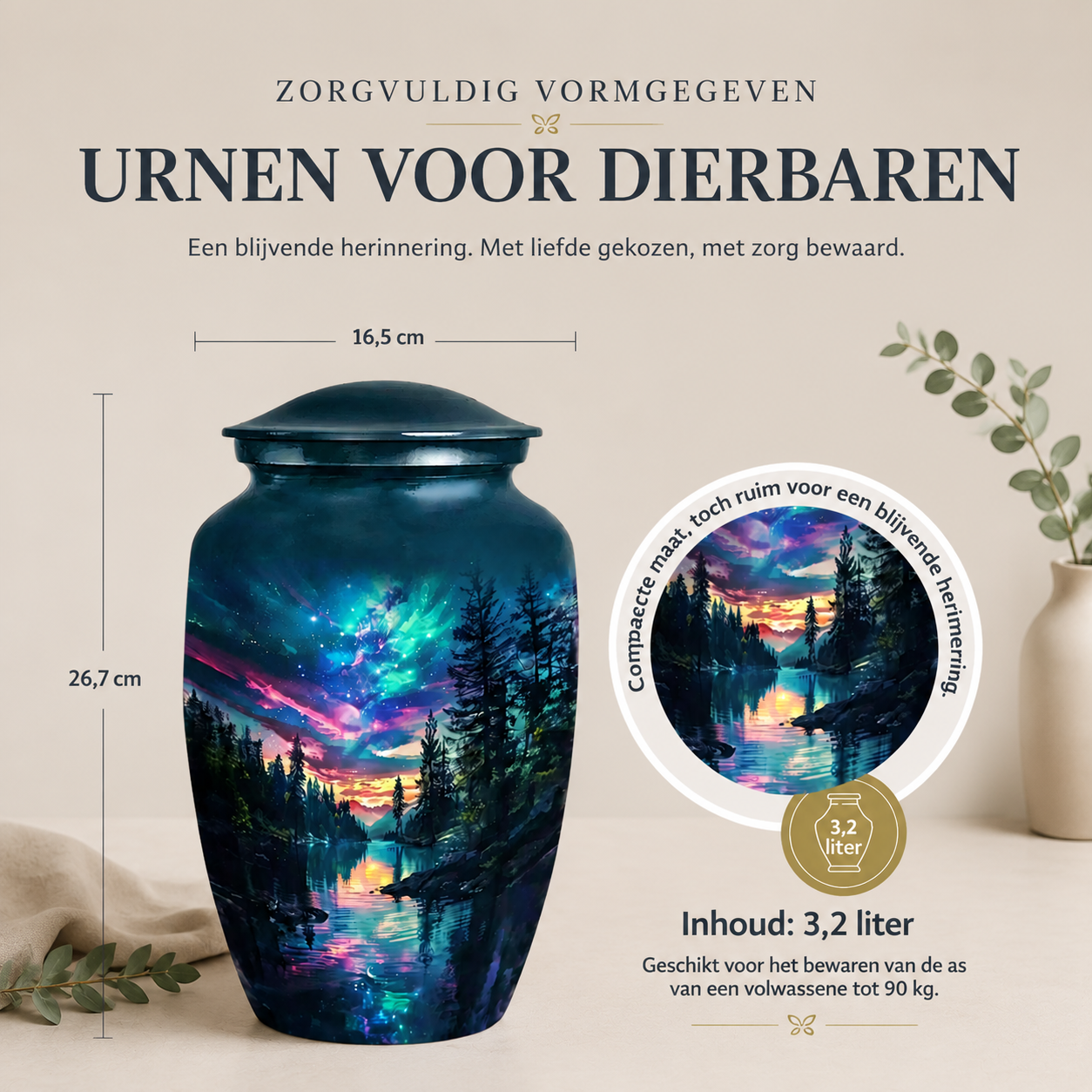 Urne „Blaue Wälder“