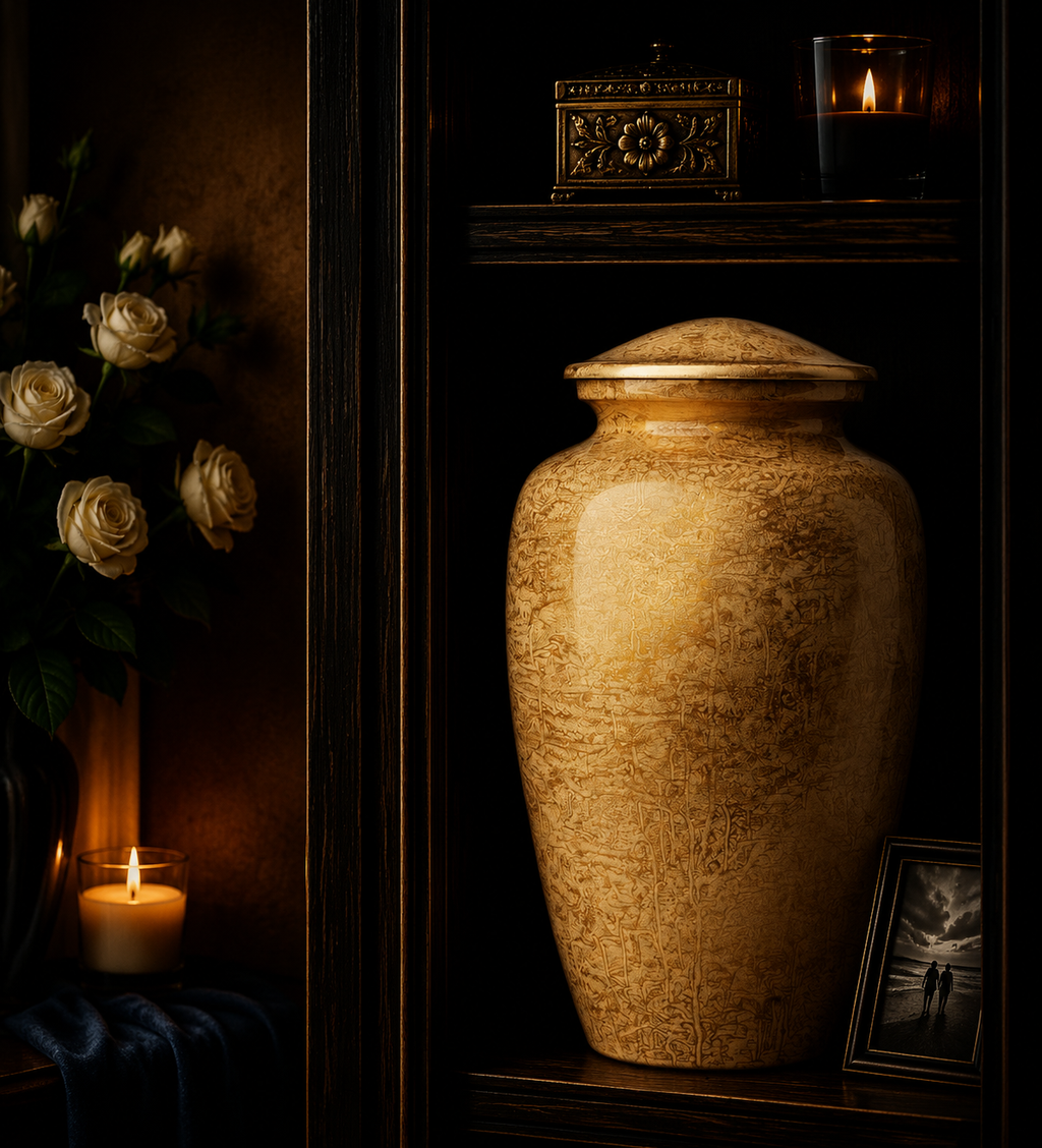 Urne 'Goldener Sand'