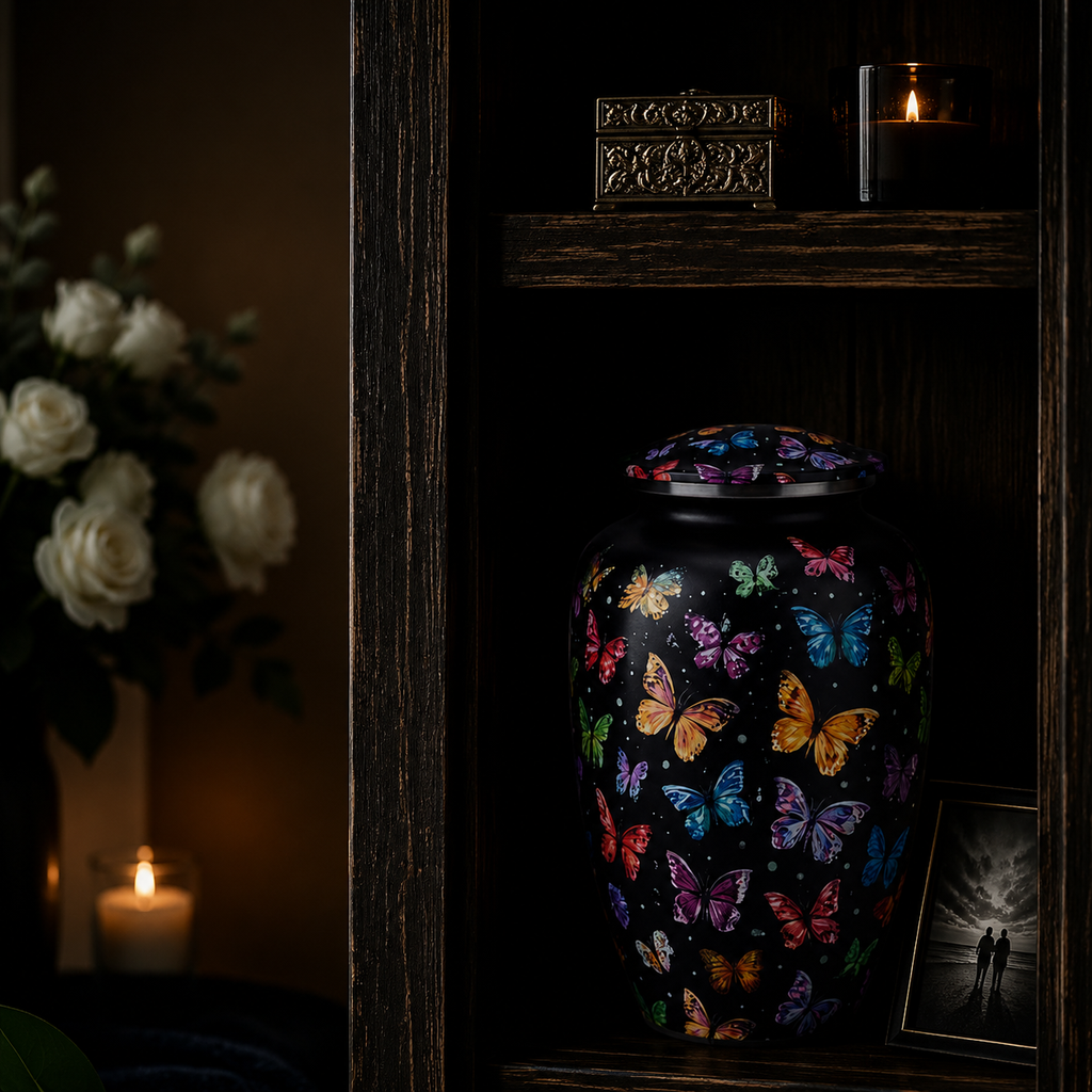 Urne 'Black Butterfly'