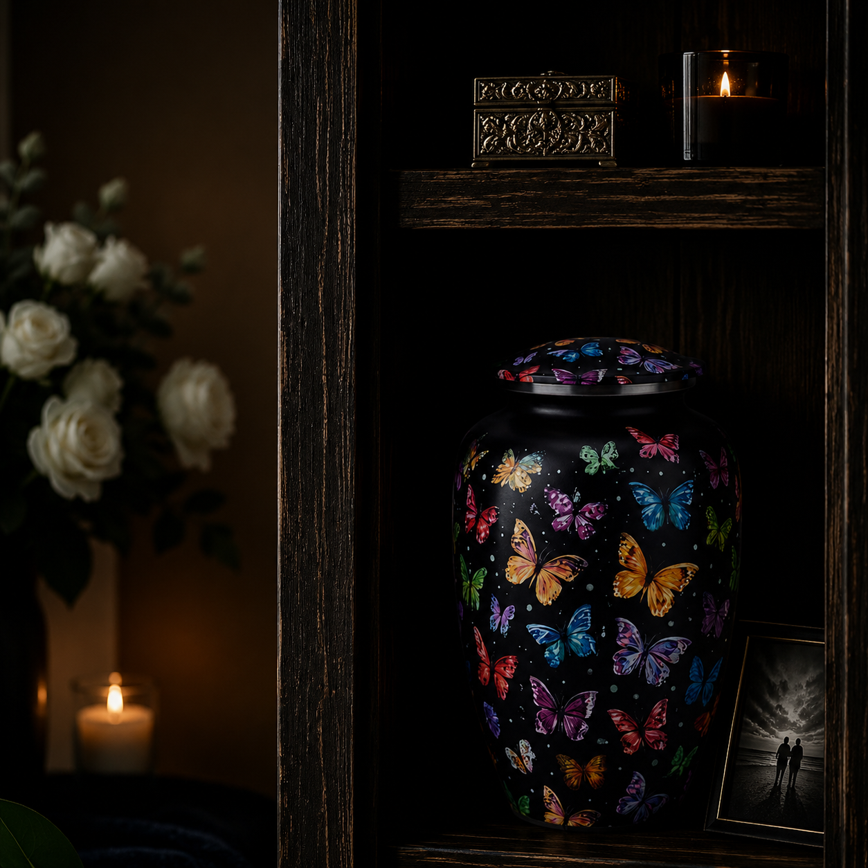 Urne 'Black Butterfly'