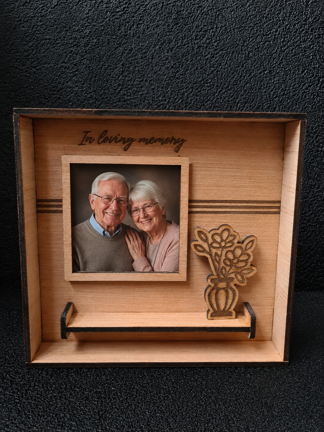 Herdenkingsvitrine - In Liefdevolle Herinnering