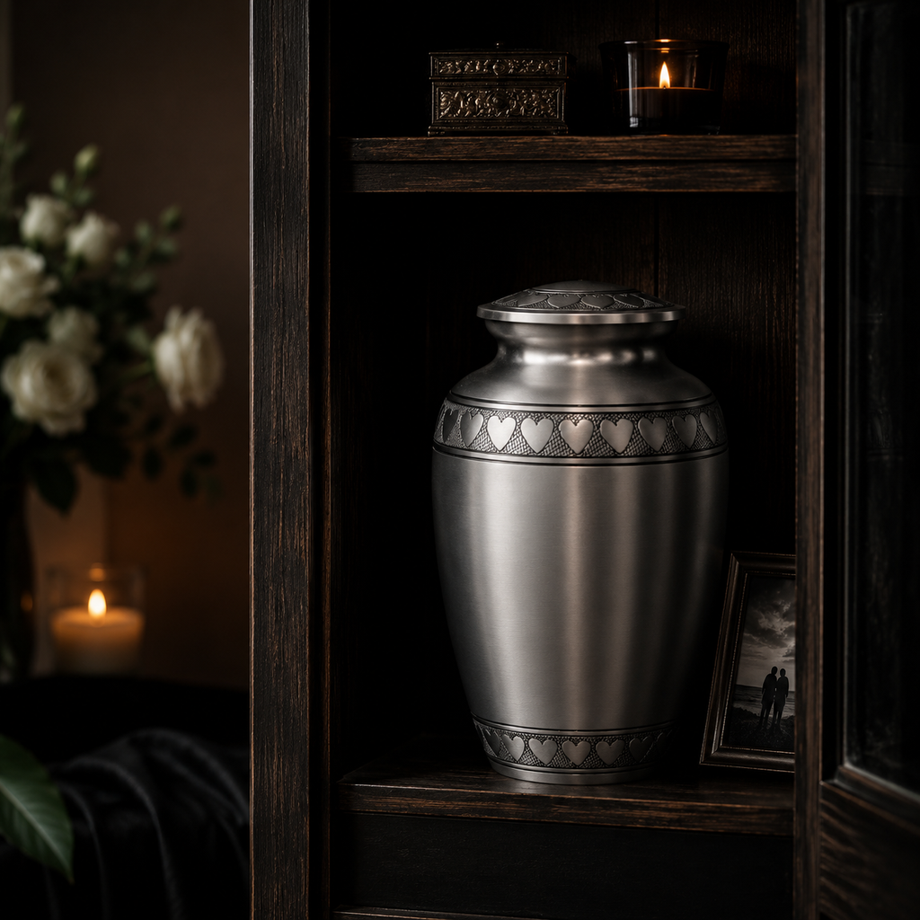 Urne 'Herzen Zinn'