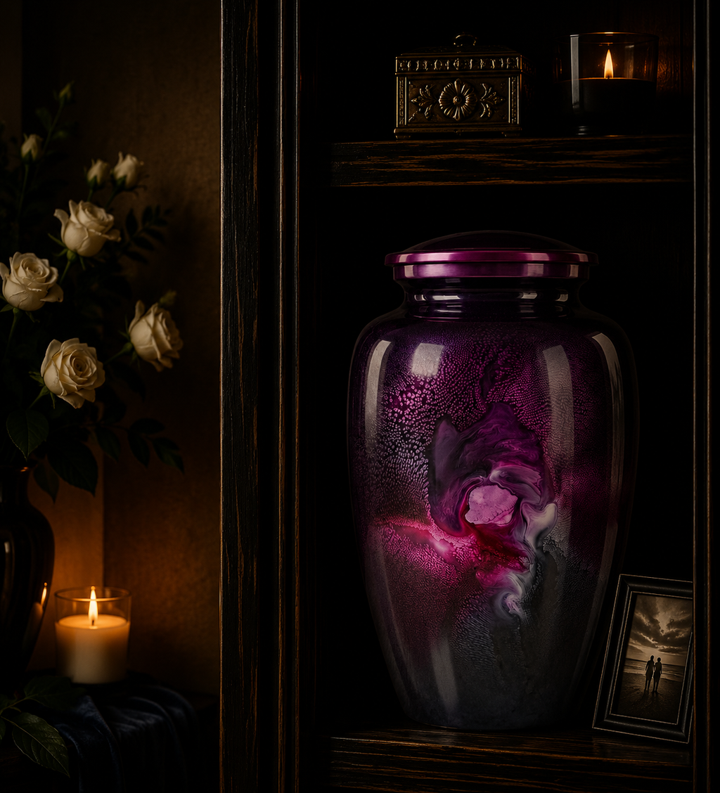 Urne „Purple Flood“