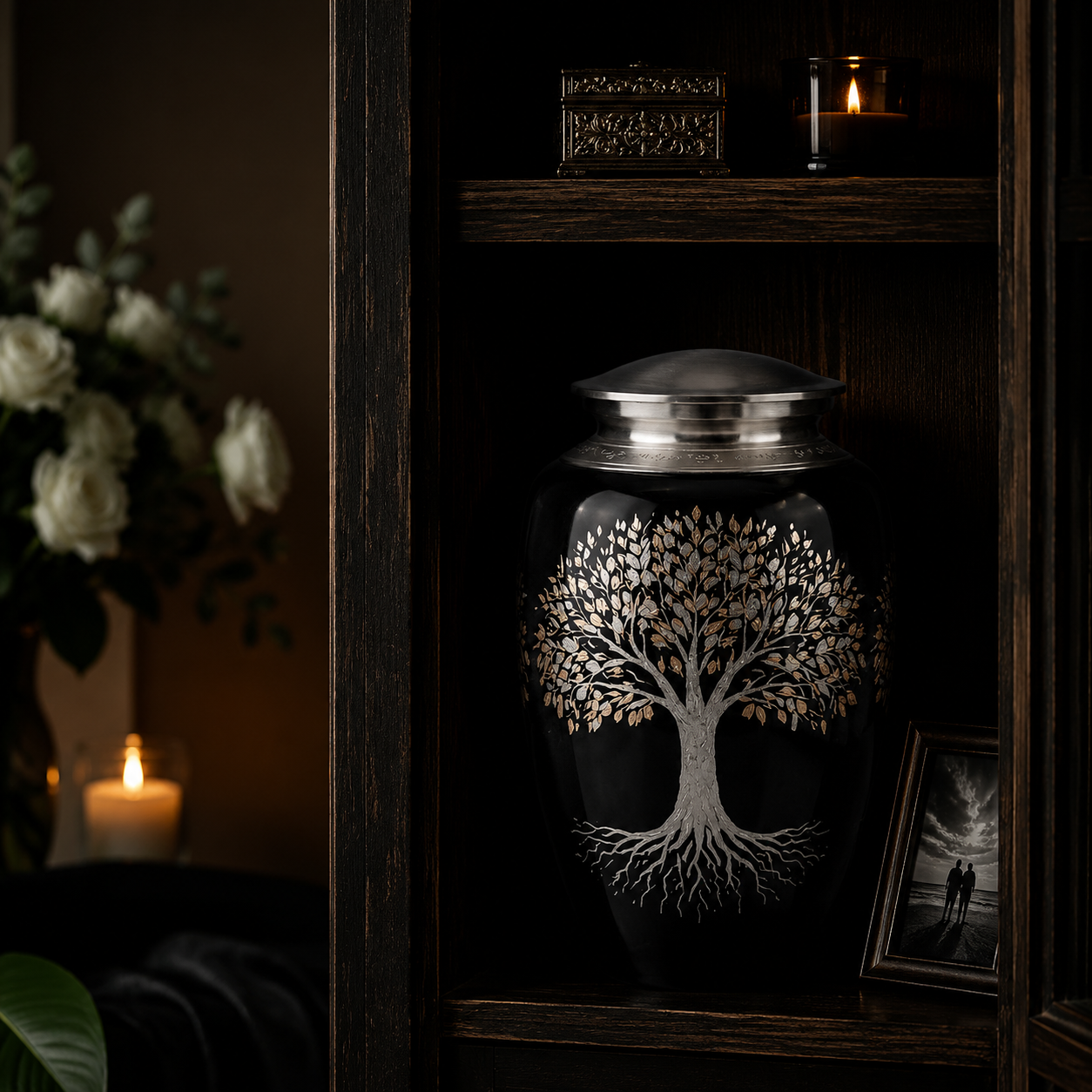 Urne „Silver Tree“