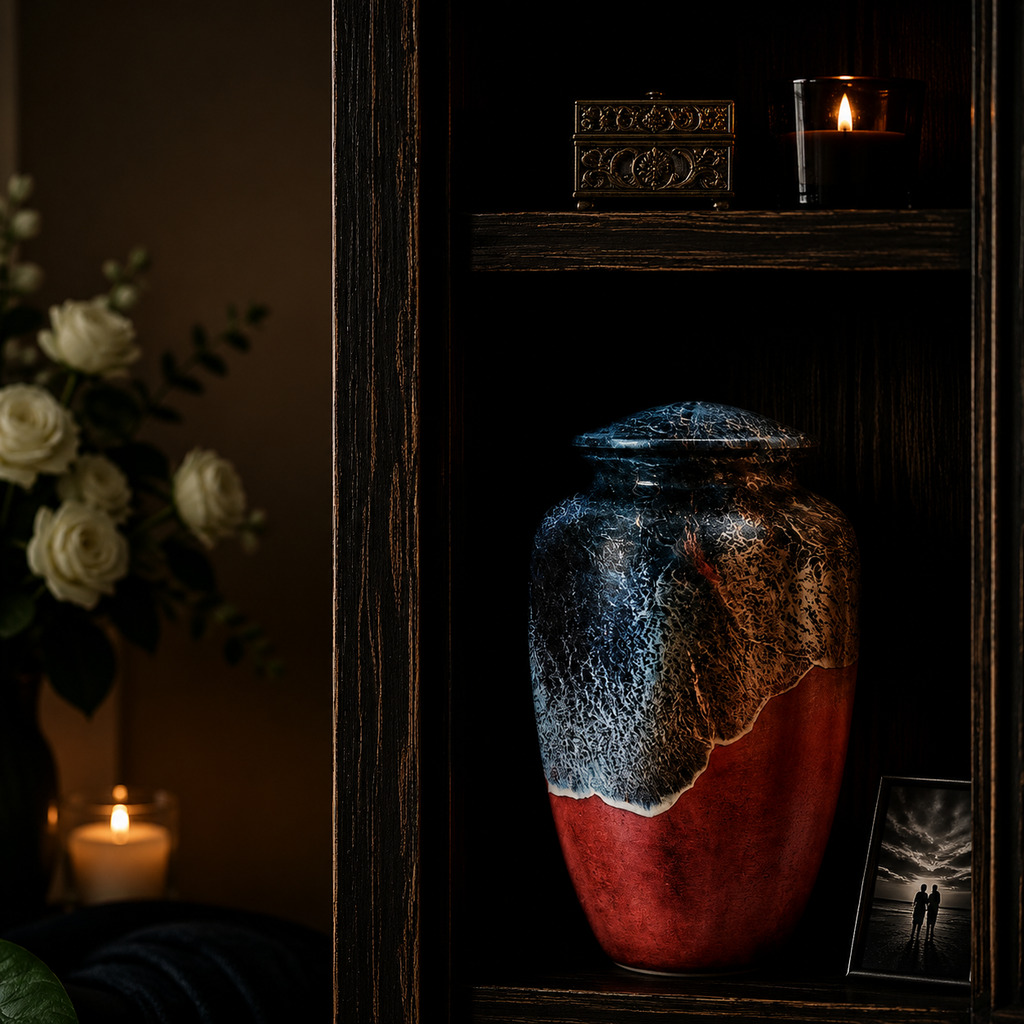 Urne 'Rotes Glühen'