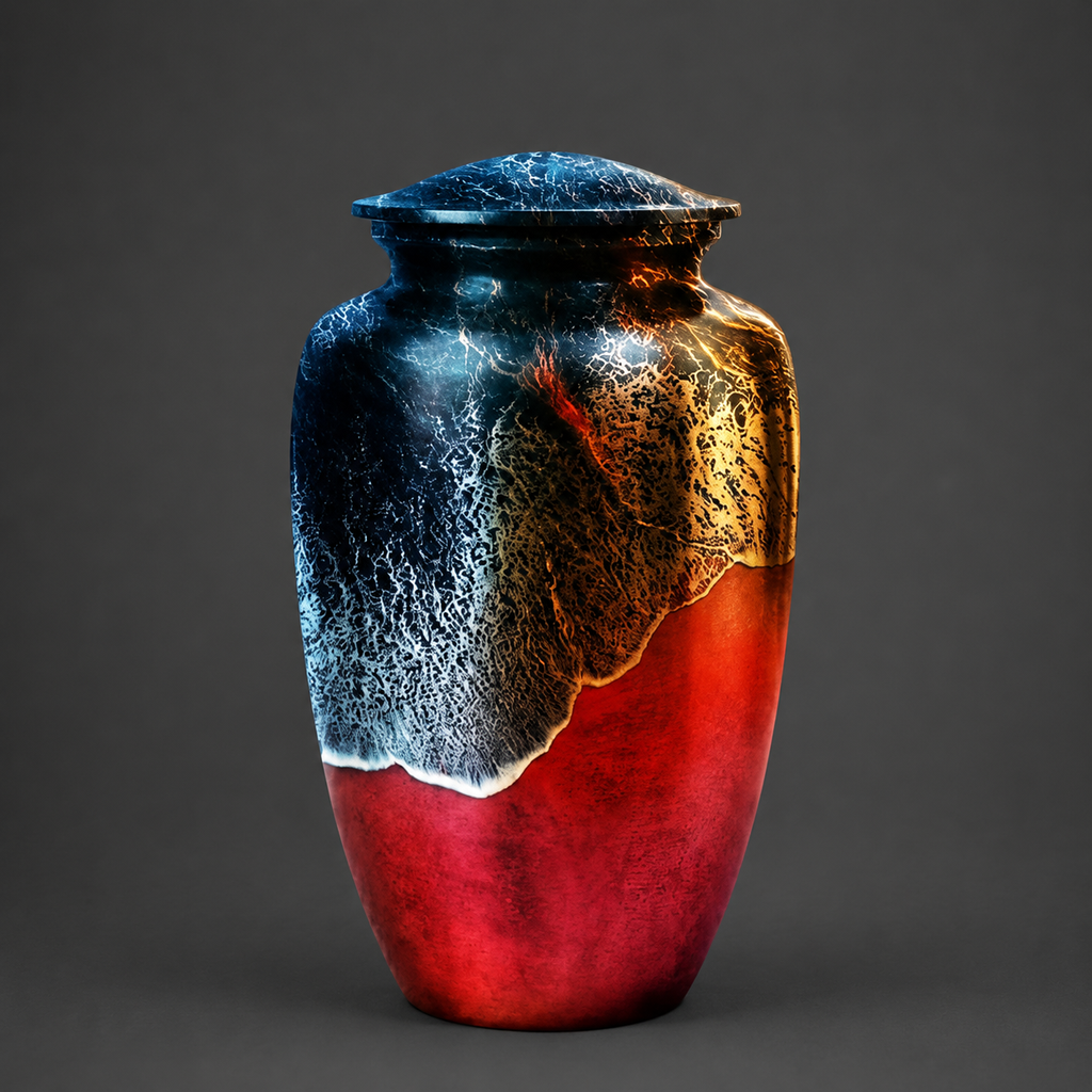 Urne 'Rotes Glühen'