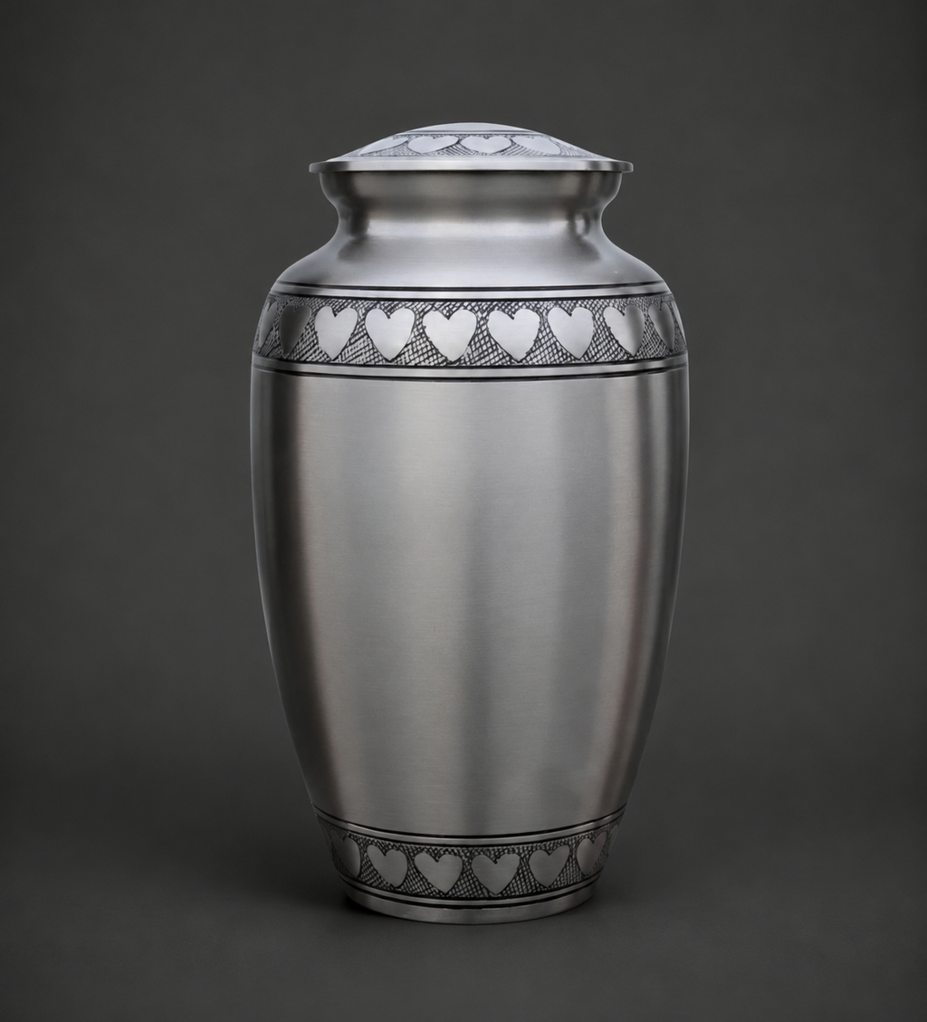 Urne 'Herzen Zinn'